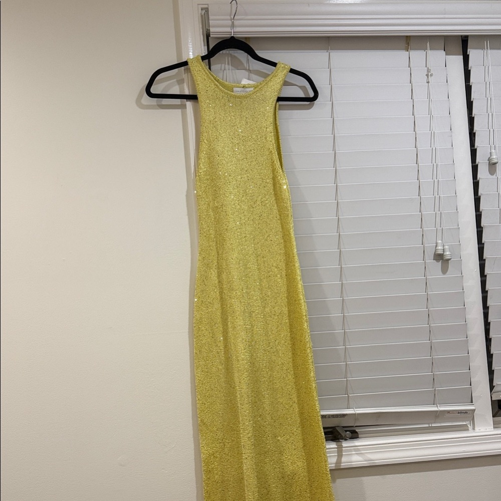 House of Harlow Long Sparkly Midi Dress